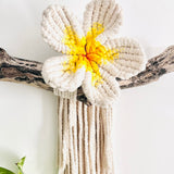 Frangipani Flower Wall Hanging Single
