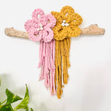 Rosy Glow Flower Wall Hanging