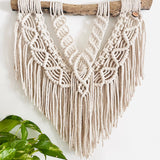 “Sandy Shapes“ Macrame Wall Hanging Natural