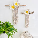 Frangipani Flower Wall Hanging Single