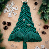 Macrame Christmas Tree - Green