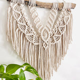 “Sandy Shapes“ Macrame Wall Hanging Natural
