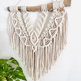 “Sandy Shapes“ Macrame Wall Hanging Natural