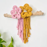 Rosy Glow Flower Wall Hanging