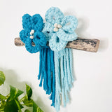Azure Flower Wall Hanging