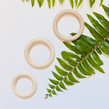 Natural Wooden Rings 55mm, 65mm, 70mm