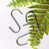 S - Shape Silver Metal Hook