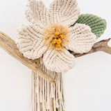 Flower with Leaf Wall Hanging
