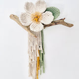 Flower with Leaf Wall Hanging