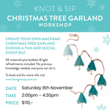 Macrame Christmas Tree Garland Workshop, Broome - 8th November