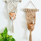 Macrame Plant Hanger - Wave Design