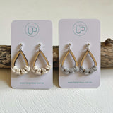 "Cable Beach" Macrame Drop Earrings