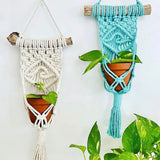 Macrame Plant Hanger - Wave Design