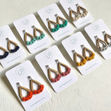 "Cable Beach" Macrame Drop Earrings