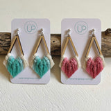 "Reddell" Macrame Kite Earrings