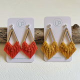 "Reddell" Macrame Kite Earrings