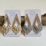 "Reddell" Macrame Kite Earrings