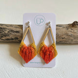"Reddell" Macrame Kite Earrings