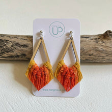 Load image into Gallery viewer, &quot;Reddell&quot; Macrame Kite  Earrings
