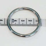 Silver Steel Metal O-Ring 38mm
