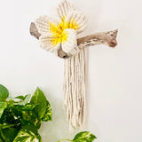 Frangipani Flower Wall Hanging Single