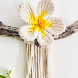 Frangipani Flower Wall Hanging Single
