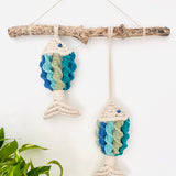 Fish Macrame Wall Hanging "Tidal"
