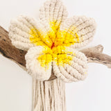 Frangipani Flower Wall Hanging Single