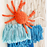 "The Crab“ Macrame Wall Hanging