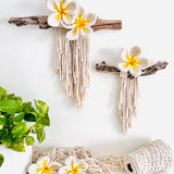 Frangipani Flower Wall Hanging Single