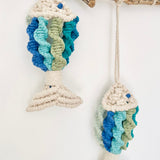 Fish Macrame Wall Hanging "Tidal"
