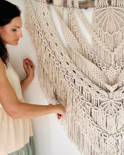 Load image into Gallery viewer, &quot;Barred Creek&quot; Macrame Wall Hanging
