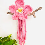 "Dusty Rose" Flower Wall Hanging