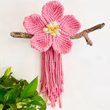 "Dusty Rose" Flower Wall Hanging