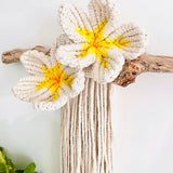 Frangipani Flower Wall Hanging
