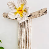 Frangipani Flower Wall Hanging Single