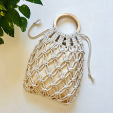 Load image into Gallery viewer, Macrame Market Bag Natural
