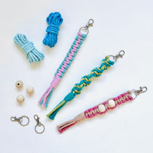 Load image into Gallery viewer, DIY Macrame Keychain Kit
