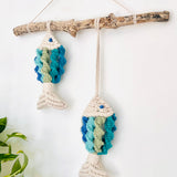 Fish Macrame Wall Hanging "Tidal"