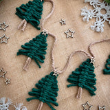 Macrame Christmas Bunting - Jade