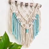 "Tidal Elegance“ Macrame Wall Hanging - Mint