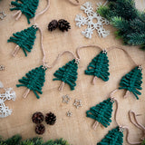 Macrame Christmas Bunting - Jade