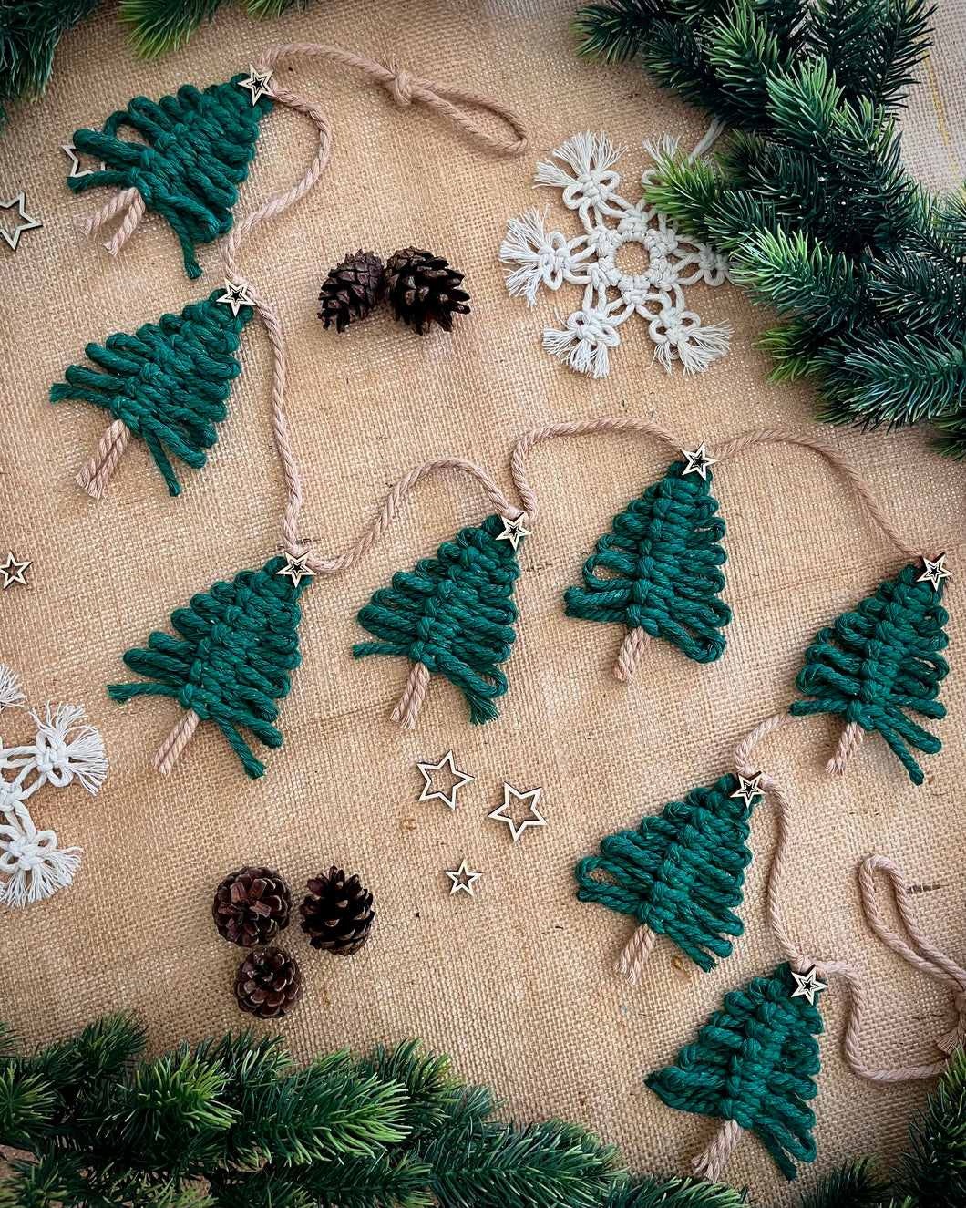 Macrame Christmas Bunting