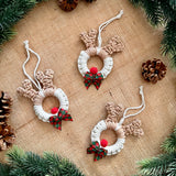 Macrame Reindeer Ornament