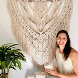 "Barred Creek" Macrame Wall Hanging