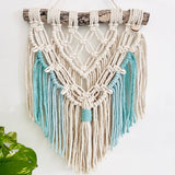 "Tidal Elegance“ Macrame Wall Hanging - Mint