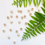 Natural Wooden Beads Round 12mm