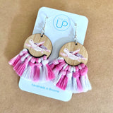 “Sea Turtle" Macrame Drop Earring