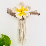 Frangipani Flower Wall Hanging Single