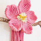 "Dusty Rose" Flower Wall Hanging